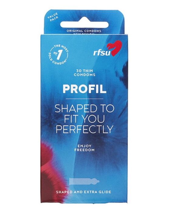 RFSU Profil anatomiske kondomer, 10 stk. RFSU Profil anatomiske kondomer, 10 stk.