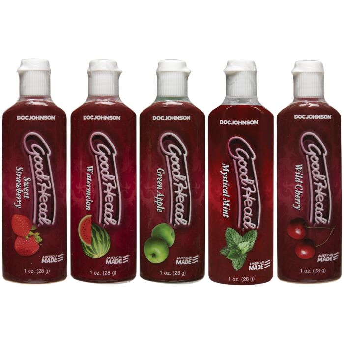 Kremer Doc Johnson Good Head 5-Pack med smak Kremer Doc Johnson Good Head 5-Pack med smak