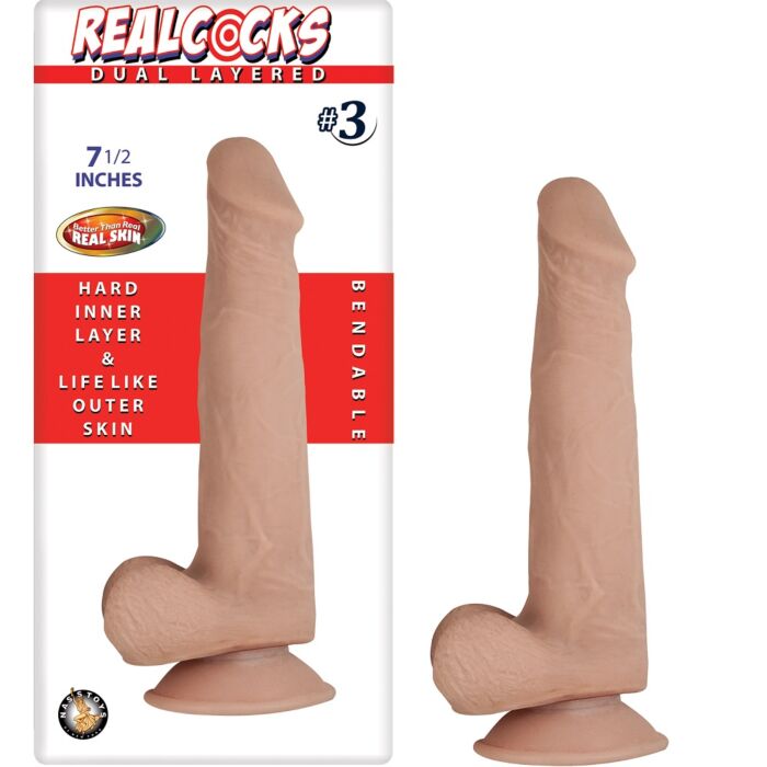 Nasstoys RealCocks bøyelig dildo Nasstoys RealCocks bøyelig dildo