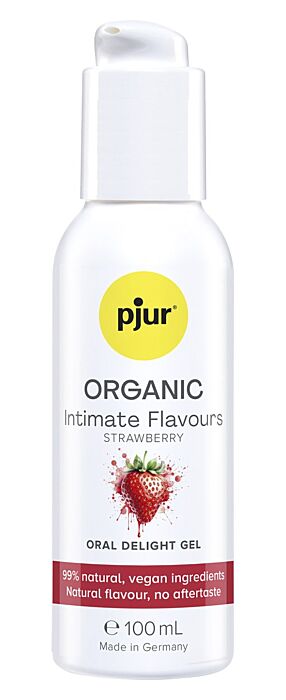 Smaksgel Pjur ORGANIC Intimate Flavours Strawberry