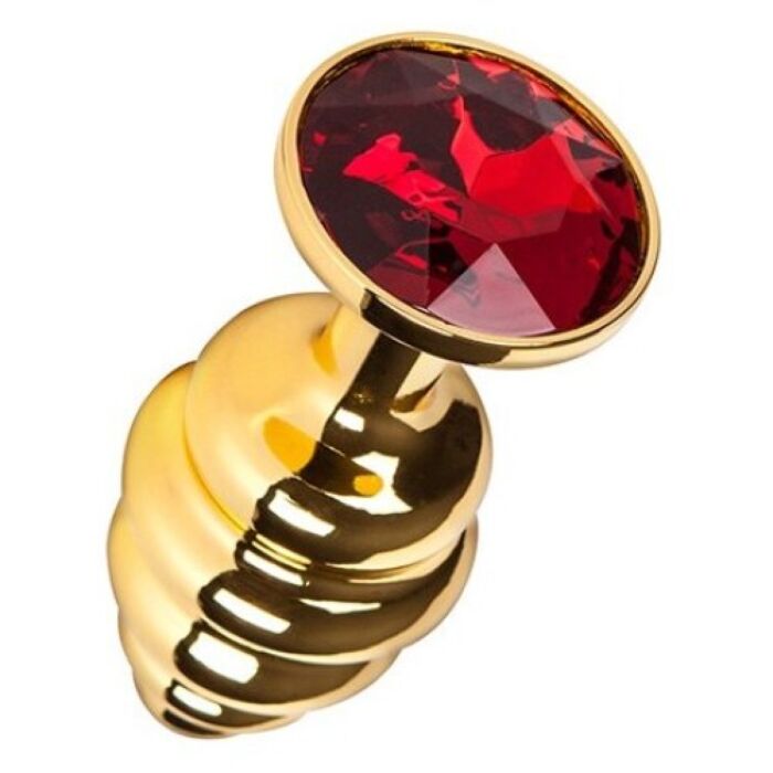 Metal plugg S Pleasures BEE med diamantdetalj