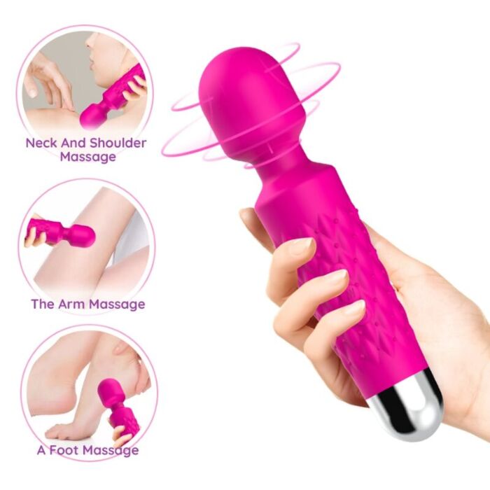 ARMONY - POSTMAN MASSAGER & VIBRATOR SUPER FLEXIBLE HEAD FUCHSIA ARMONY - POSTMAN MASSAGER & VIBRATOR SUPER FLEXIBLE HEAD FUCHSIA