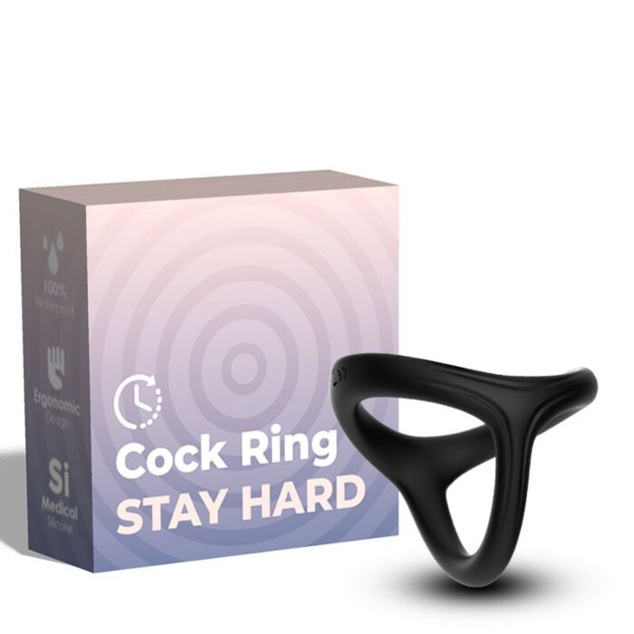 ARMONY - TRESOR DOUBLE SILICONE RING BLACK ARMONY - TRESOR DOUBLE SILICONE RING BLACK