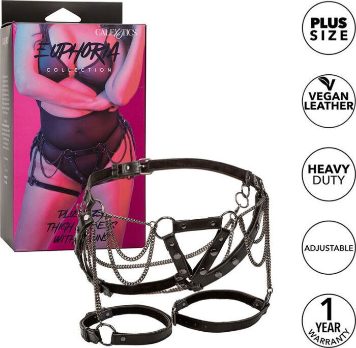 Arnés de Muslo Calexotics Euphoria Plus Size