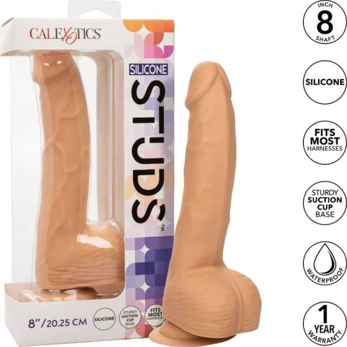 Dildo Calexotics Silicone Studs 20.32 cm Realista
