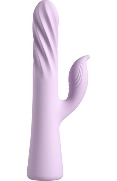 Vibrator FANTASY FOR HER FANTASY TWIST TWISTMOTION med rotasjon og skyv, lilla