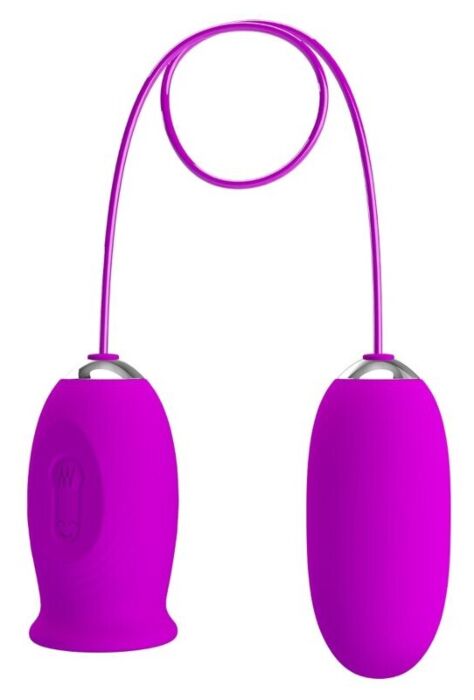 Vibrerende Egg Pretty Love Daisy med dobbelt stimulering