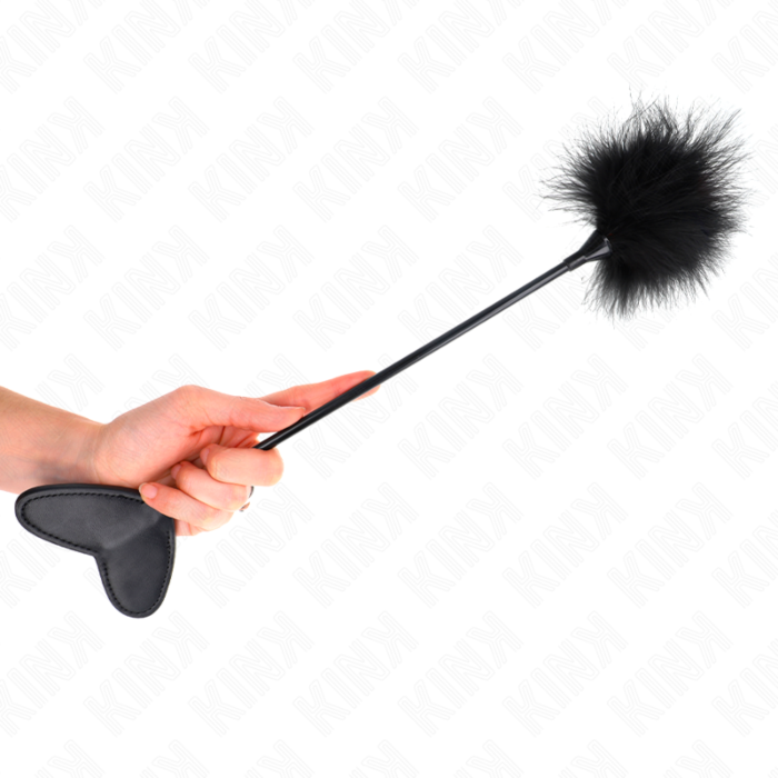 KINK - TICKLE FEATHERS WITH HEART PADDLE 31 CM KINK - TICKLE FEATHERS WITH HEART PADDLE 31 CM