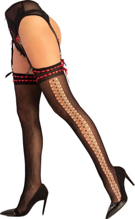 Medias Negro Livco Corsetti Loliwia - Elegancia Sensual