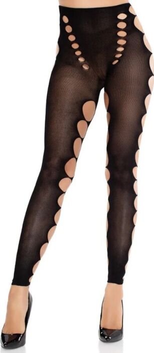 Medias Opacas Leg Avenue Corte Pies Sexy