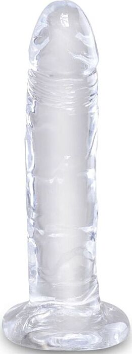 Pene realista King Cock Clear 15,5 cm