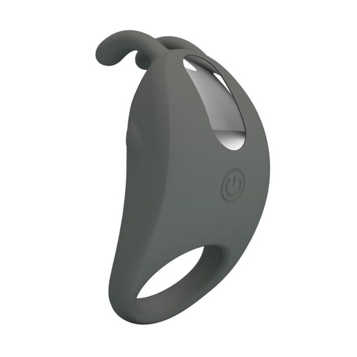 PRETTY LOVE - RECHARGEABLE VIBRATING RING WITH RABBIT STIMULATOR PRETTY LOVE - RECHARGEABLE VIBRATING RING WITH RABBIT STIMULATOR