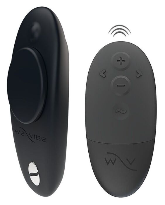 Klitorisvibrator WE-VIBE Moxie+ svart med magnetklips