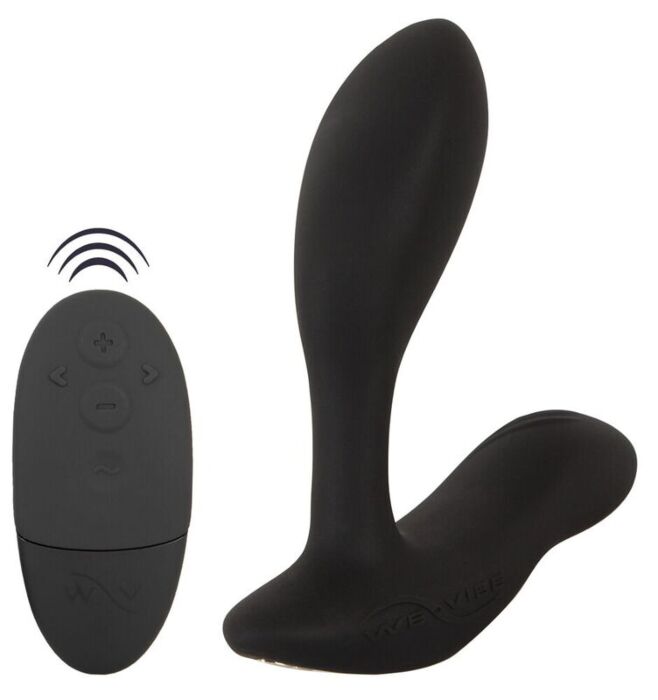 WE-VIBE VECTOR+ svart prostatavibrator med fjernkontroll