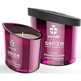 Massasjelys Swede SENZE ECSTATIC med jasmin og ylang